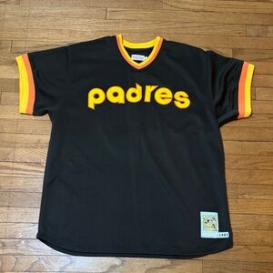 TONY GWYNN( Mr. Padre)  Brown   San Diego Padres Jersey with Orange Accents